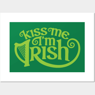 Kiss Me I'm Irish Posters and Art